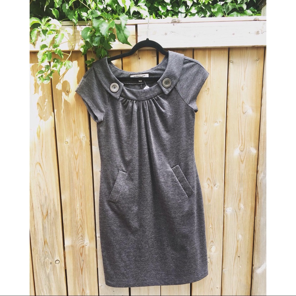 Grey Evan-Picone dress- size 4